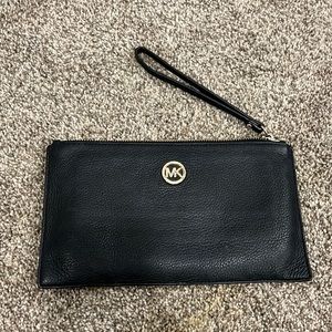 Michael Kors Black Wristlet